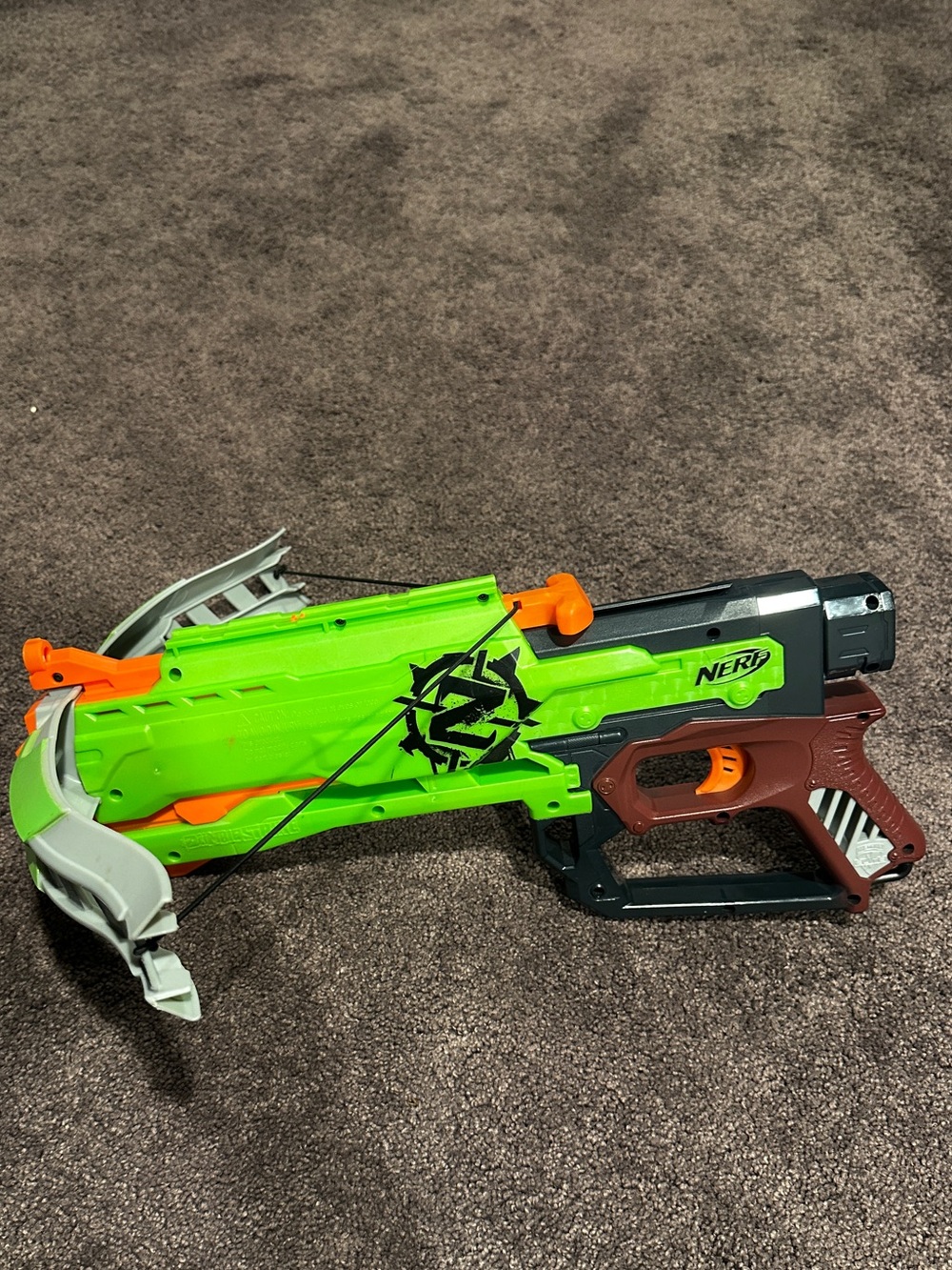 NERF Zombie Strike Crossfire Bow, darts not included